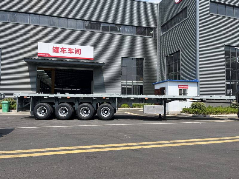 平板半掛車(chē)-四軸