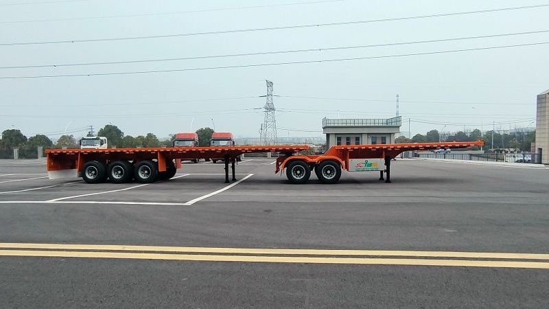 20英尺+40英尺平板運輸半掛車