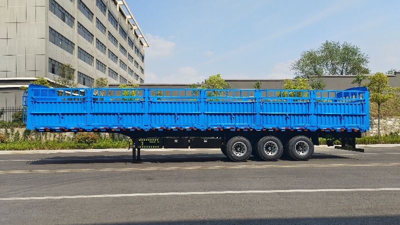 14米倉欄側(cè)翻自卸半掛車