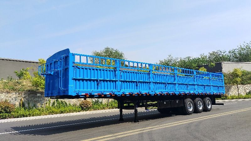 14米倉欄側(cè)翻自卸半掛車