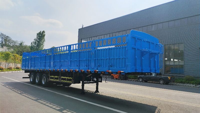 14米倉欄側(cè)翻自卸半掛車