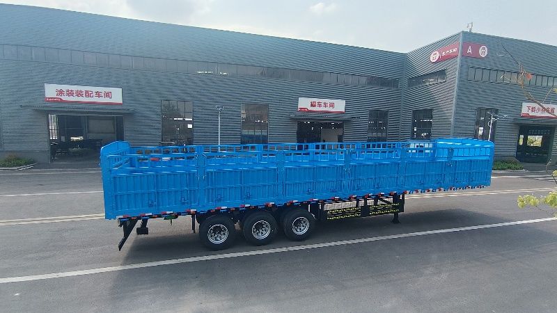 14米倉欄側(cè)翻自卸半掛車
