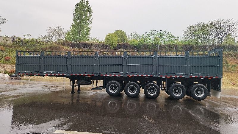倉欄式半掛車-五軸