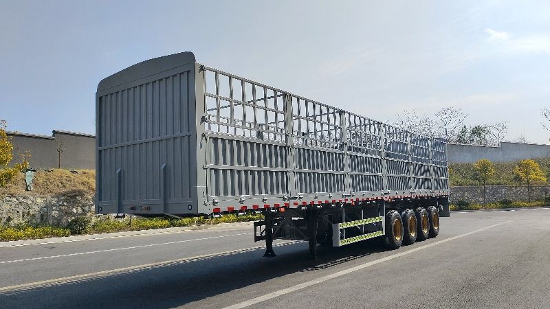 倉欄半掛車-四軸